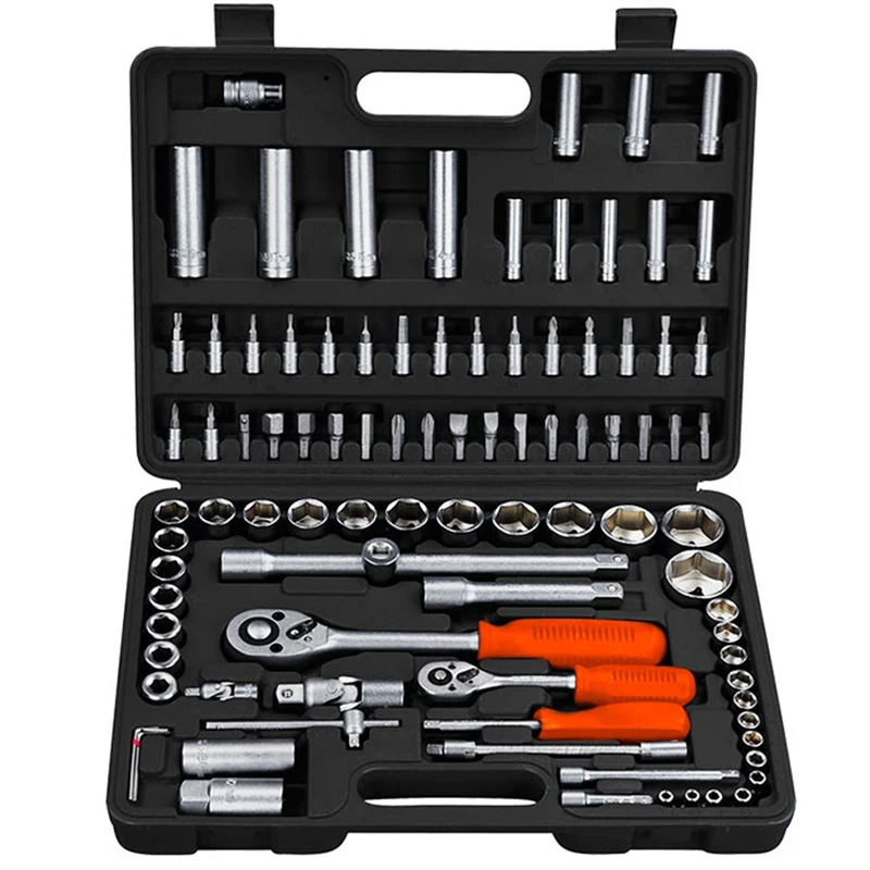 НИК-004/94 Набор инструментов в кейсе КУЗЬМИЧ 94 предмета. Удобный кейс для