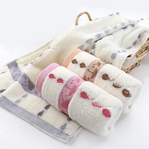 Мода Мягкое Лицо Шайба Полотенце Ванная Комната Зонт Raindrop Шаблон | Дом и сад