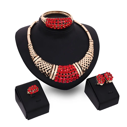 Королева Стиль KC Ожерелье Кольцо Серьги Браслет Комплект Ювелирных Изделий