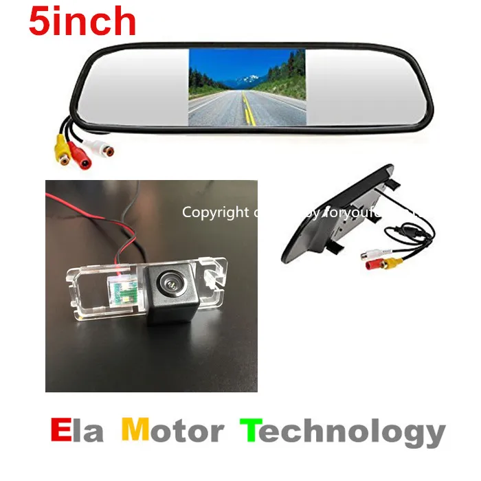 5 дюймовый TFT ЖК монитор для автомобиля зеркальный экран + ночное видение