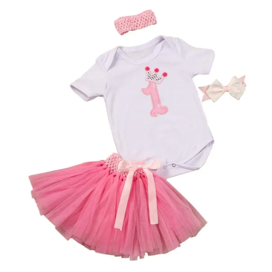 Лидер продаж новинка 2017 г. летнее платье для девочек 3 шт. повязка на голову