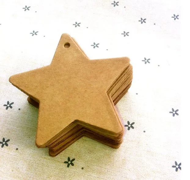6x6 см Сделай Сам Скрапбукинг Звездная бумага крафт пустая подвеска рандовые