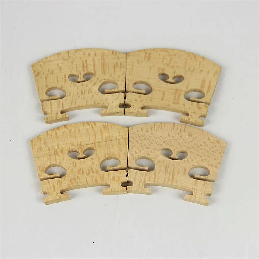 

Free Shippin B 20 Pcs most solid flame maple wood 4/4 violin bridges dried in the open air 20 years parts accessories