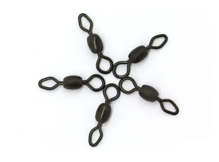 200 шт./лот латунный кран поворотный Медный + нержавеющая сталь рыболовный крючок