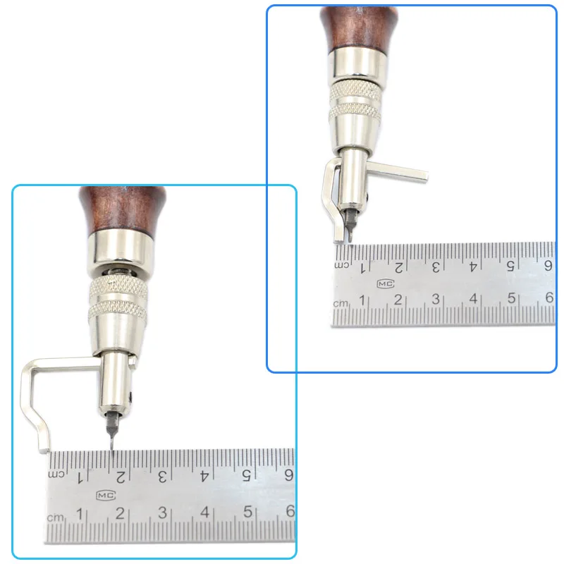 1 Set 5 in Pro Leather Craft Adjustable Stitching and Groover Crease Hand Tool | Инструменты
