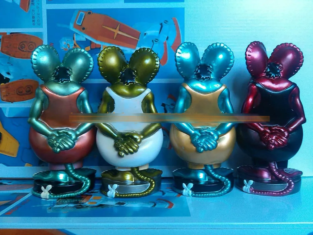 Мода Америка классический мультфильм изображения сказок Rat Fink встряхиватель " куклы с большой головой игрушки новые в коробке