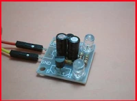free shipping 10pcs transistor multivibrator circuit 5mm led flashes kit easy module sensor
