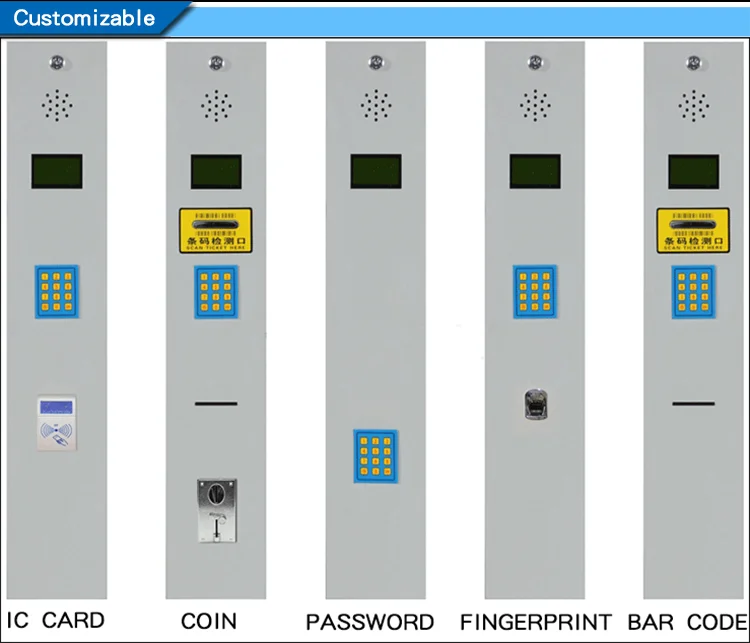 Плавательный центр посылки электронный шкафчик ID ic card operated шкафчик Распознавание отпечатков пальцев лица штрих-код отсканирование сейфы шкафы