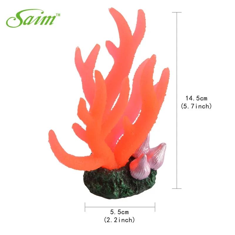5 7 &quotаквариумный коралл украшение для аквариума пластиковые мягкие кораллы