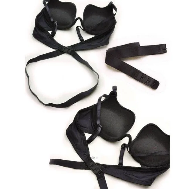Women Wedding Bra Low Cut Push Up push-up Bras for women Deep U Sexy Lingerie Backless Cute Underwear Women White Black