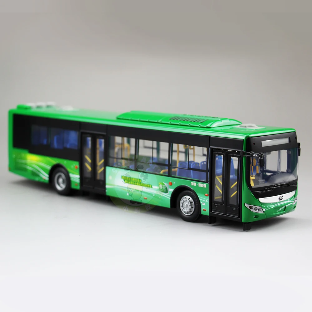 Модель автобуса в масштабе 1/42 Китай городской автобус YuTong ZK6125CHEVPG4 литые модели