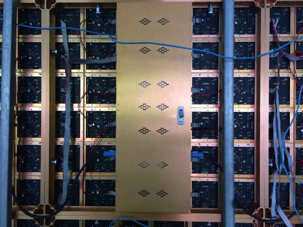 Полноцветный светодиодный дисплей для видео и изображения TEEHO P6 SMD наружный 576*576