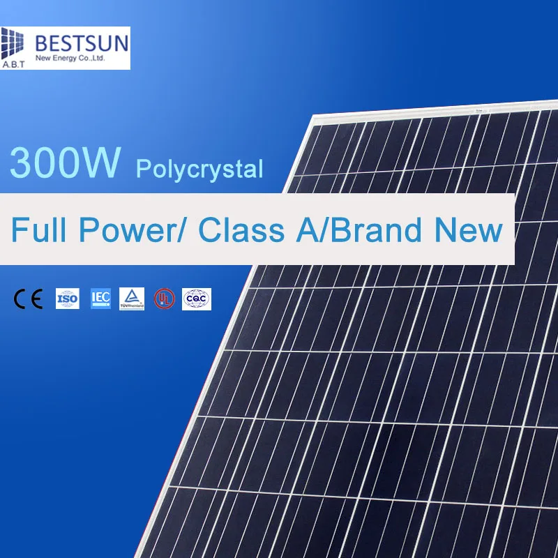 BS-300W Лидер продаж sunpower 300 Вт поли PV гибкие солнечные панели производитель с полным
