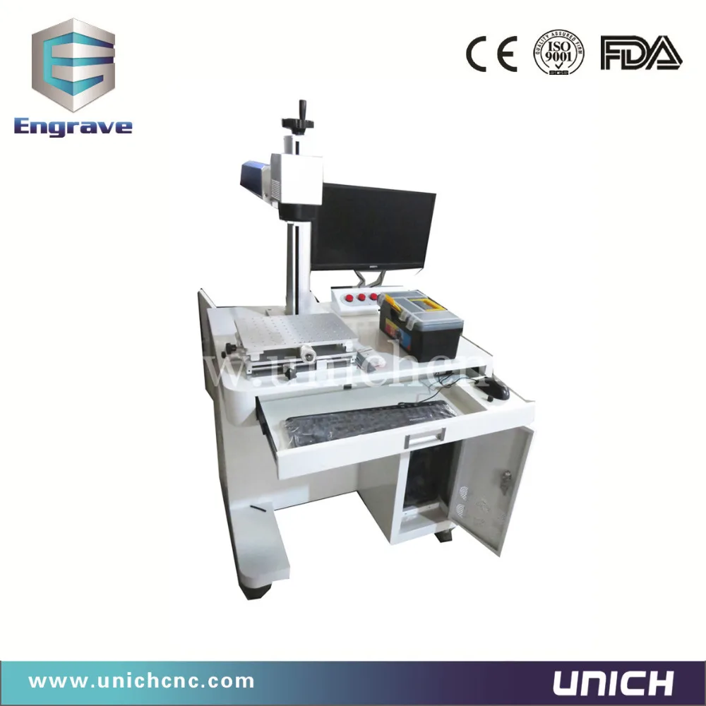 Цена завода Латунь/Алюминий/Резиновые лазерная маркировочная машина/label