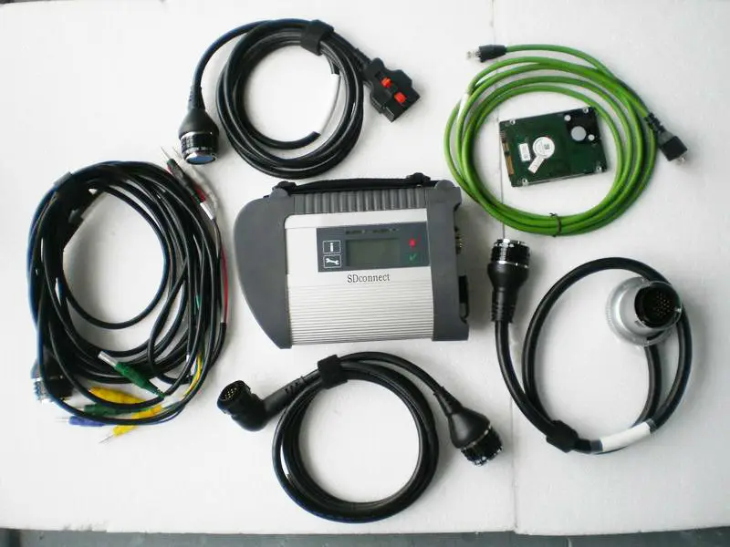 V Горячая SD Connect C4(для бен-z MB STAR) с новейшее программное обеспечение Xentry,03 версия multi-язык для обоих автомобилей и грузовиков