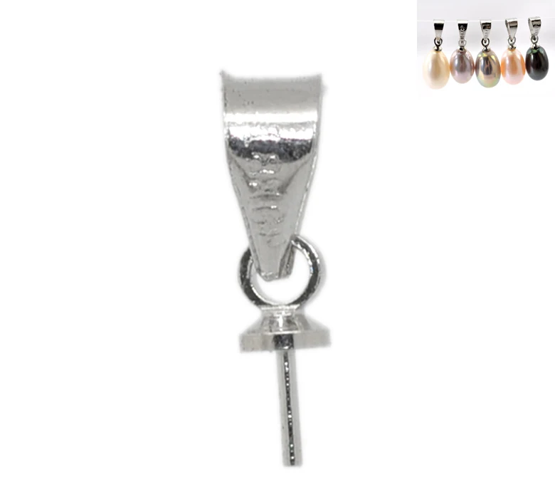 Новинка модные серебристые зажимные колпачки для полупросверленных бусин 11x4 мм