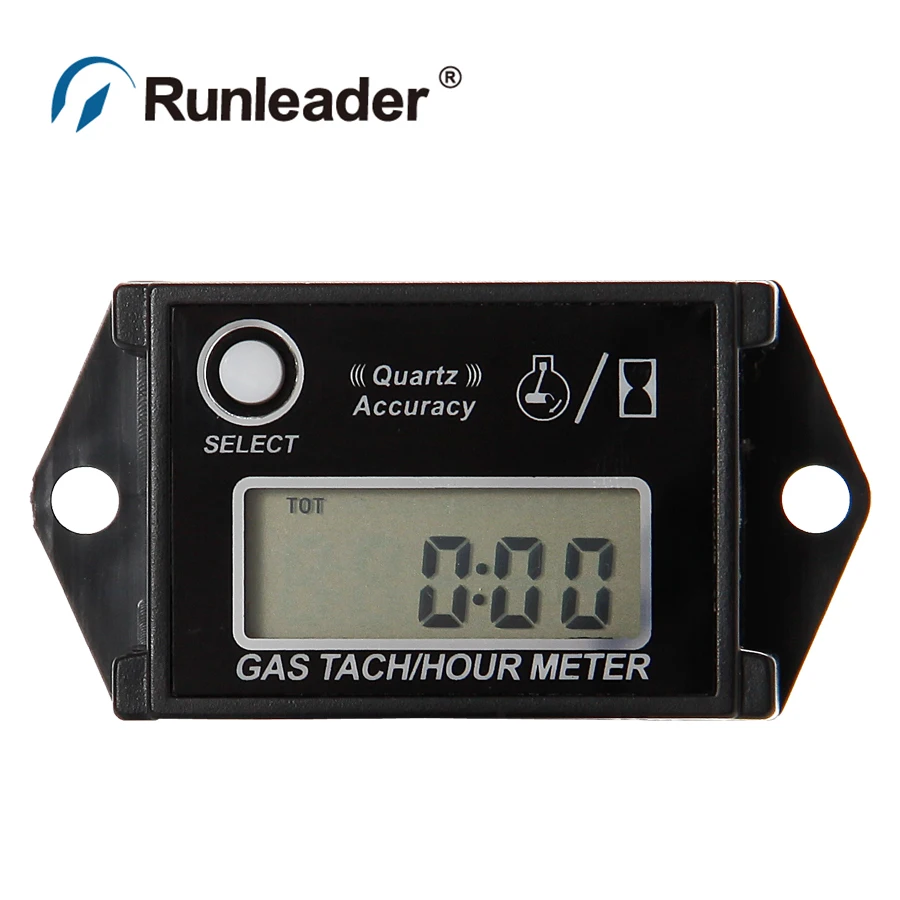 Runleader Tach счетчик часов Тахометр для газового двигателя 2/4 тактный двигатель для мотоцикла ATV UTV морской цепной пилы снегоход реактивный катер