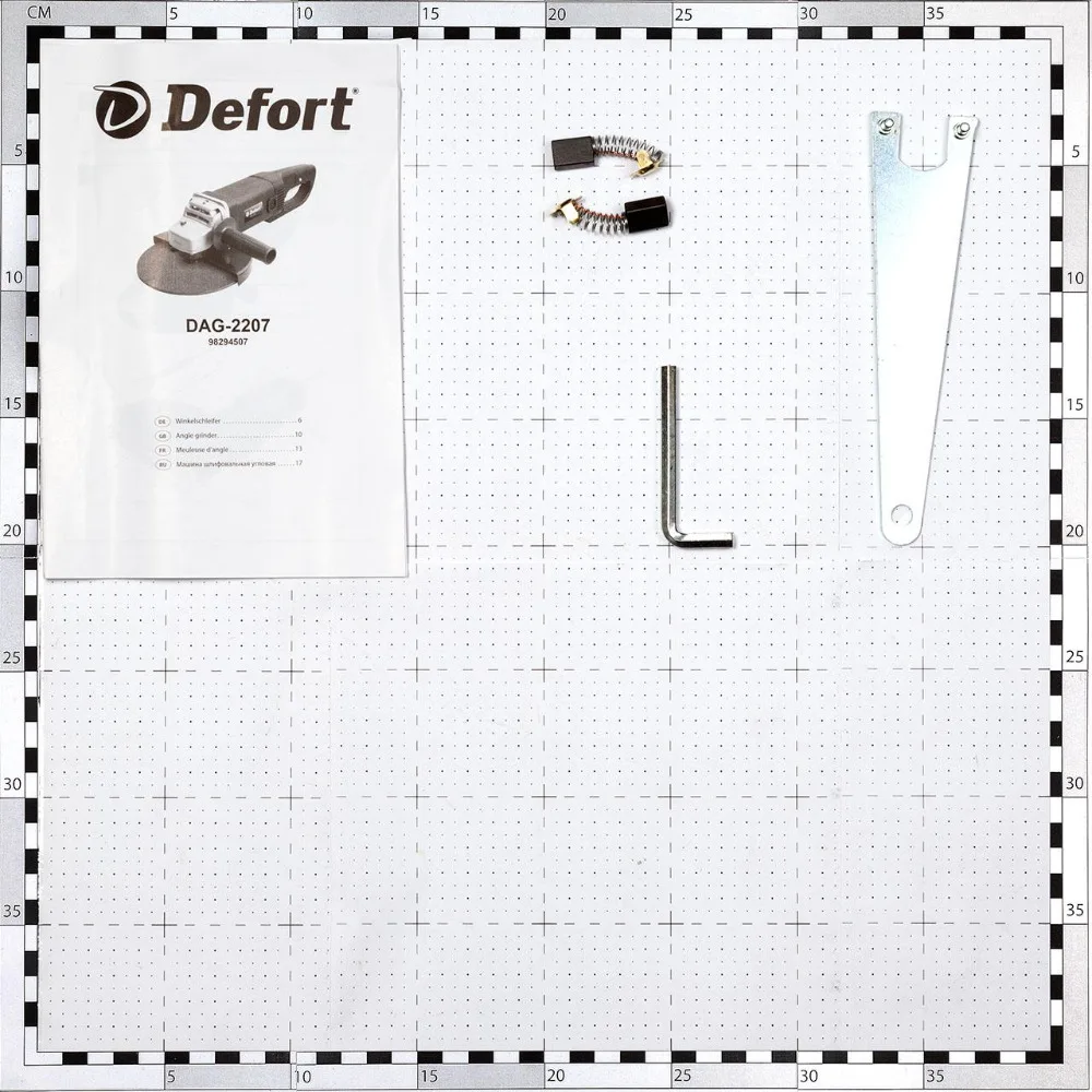 Машина шлифовальная угловая (болгарка) Defort DAG 2207 (диск 180 мм 2200 Вт блокировка
