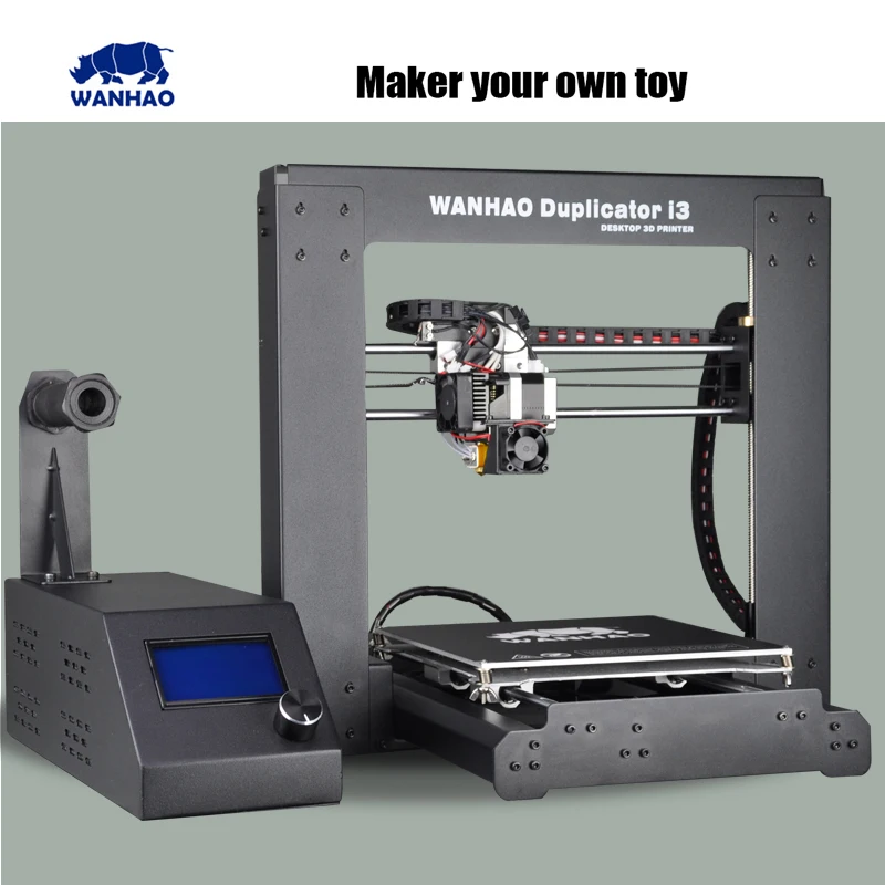 Комплект 3d принтера wanhao Prusa i3 V2.1 высокое качество модернизированный с ЖК экраном