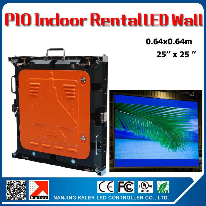 

TEEHO Крытый Прокат led стены P10 0,64x0,64 м 1/8 сканирование литой алюминий Прокат шкаф панель полный цвет видео панель свадебный отель