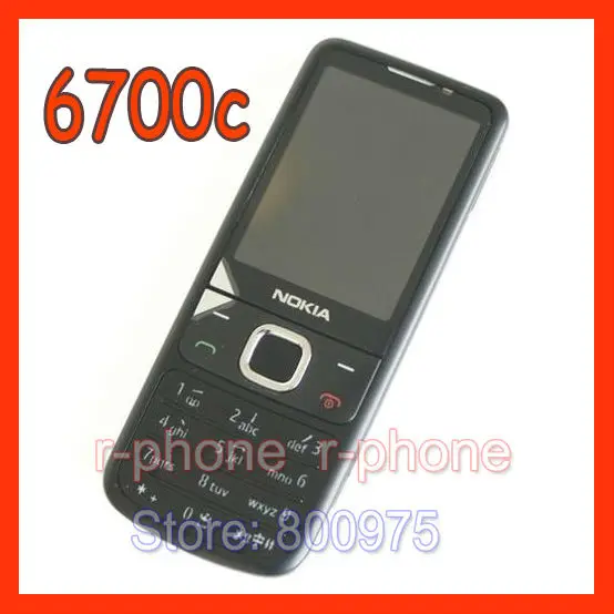 NOKIA 6700 Silder телефон Восстановленный 3g GSM разблокированный 6700s мобильный телефон зеленая английская клавиатура