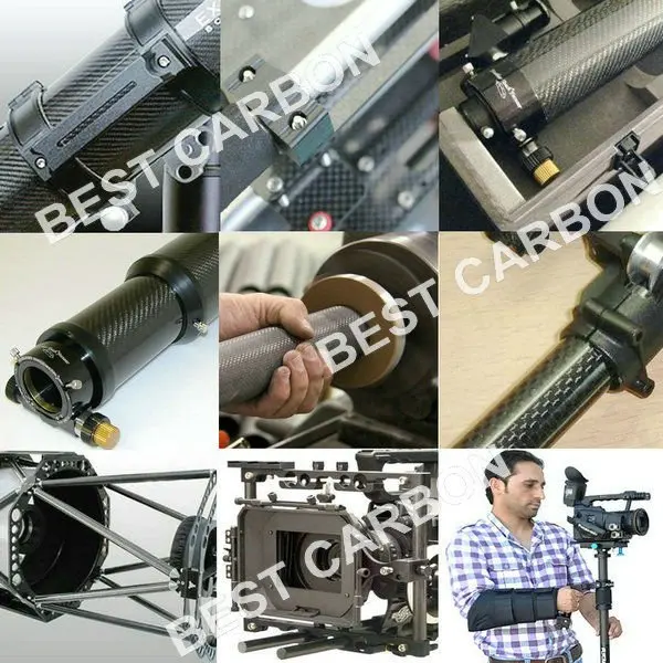 OD28mm x ID26mm высокое качество 3K Углеродное волокно Ткань ран/Winded/тканые трубки, подводная охота пистолет трубки