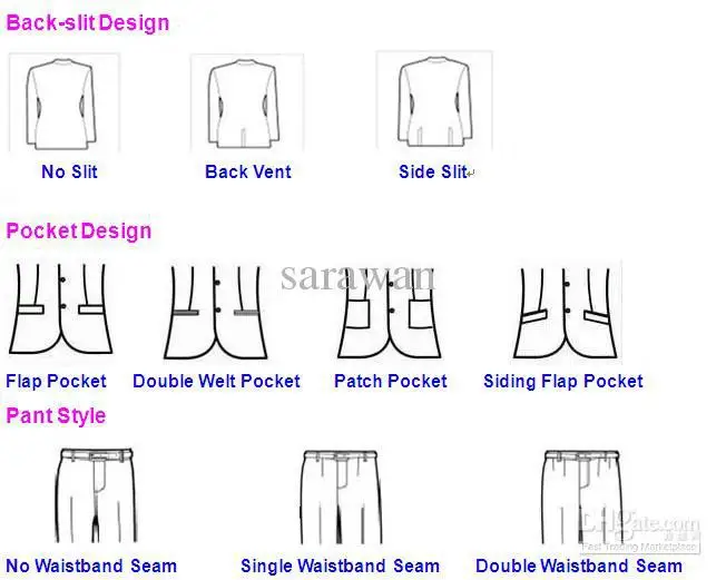 Темно-коричневые смокинги для жениха сделанные на заказ облегающий костюм
