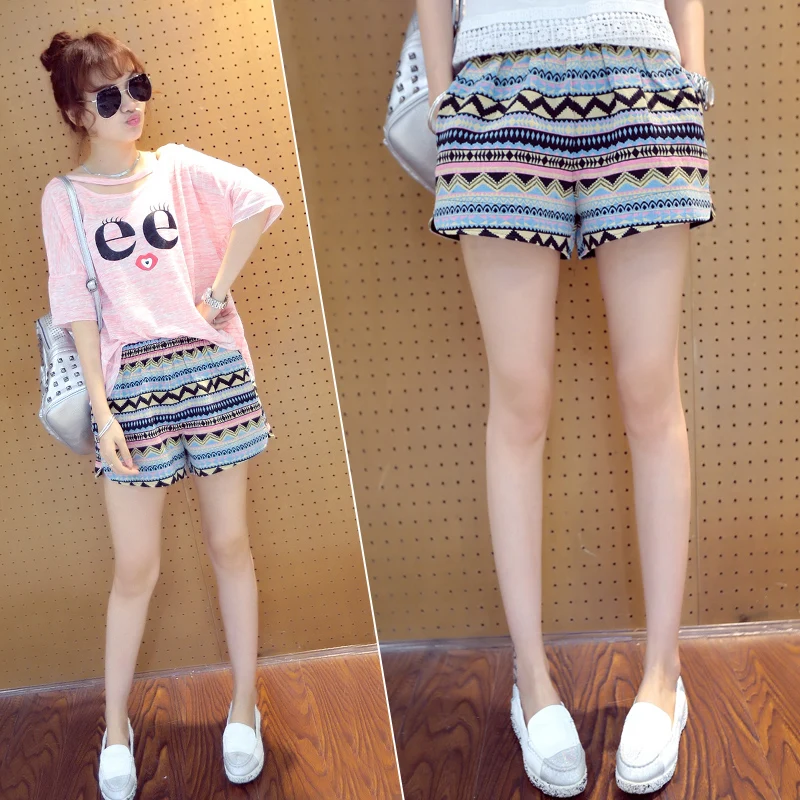 Летние хлопковые и льняные шорты для беременных женщин 2020 г. В национальном стиле