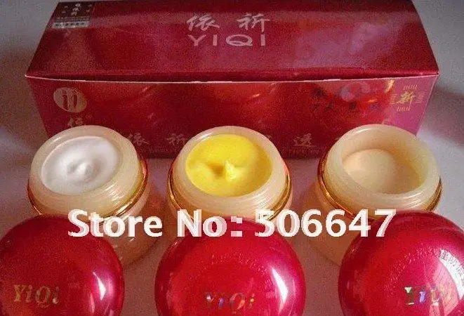 4 компл.$80 Yiqi Красота отбеливание красный корпус ABC+ Cleanser набор
