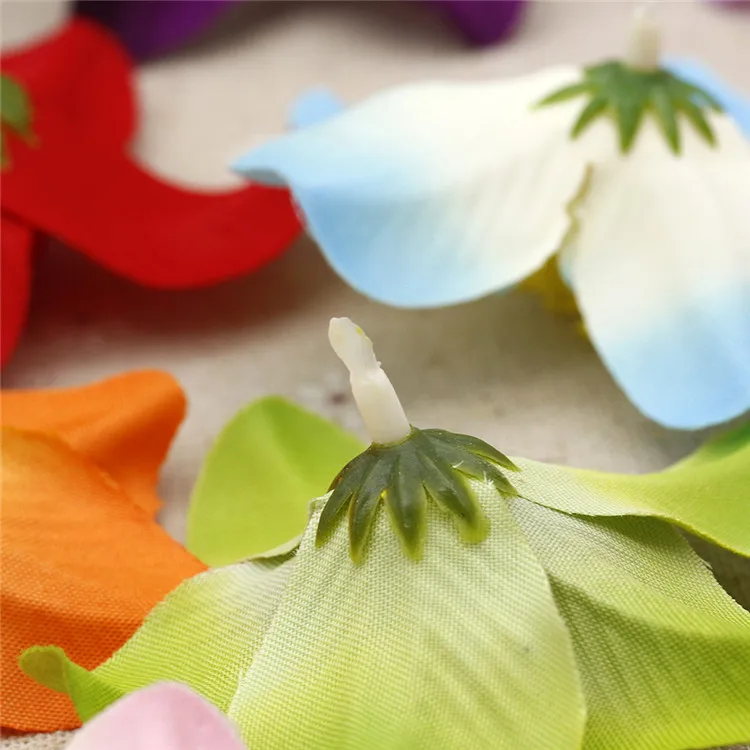 3 шт./пакет 6 см фиолетовые цветы DIY аксессуары для украшения дома свадебные ткани