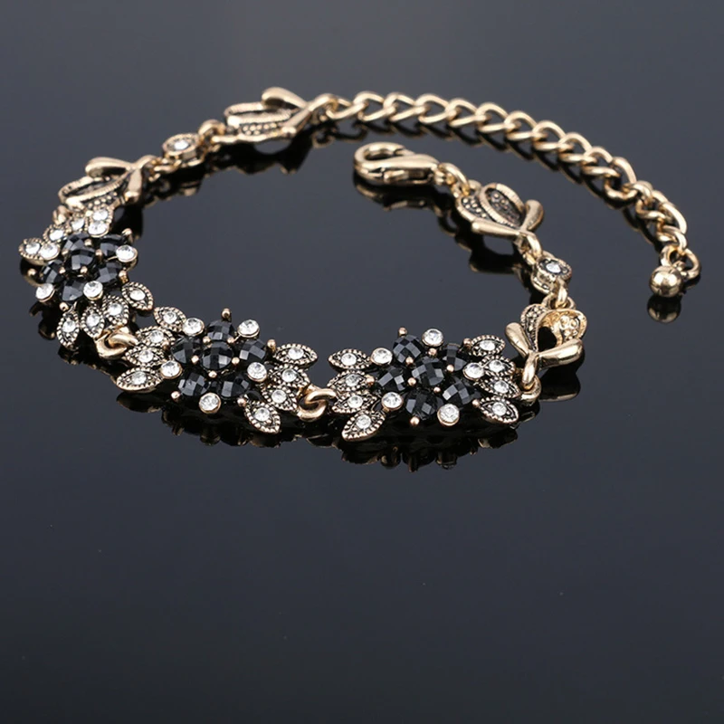 Omen высокое qualityturkish Браслеты Винтаж Jewelry антикварный серебряный позолоченный
