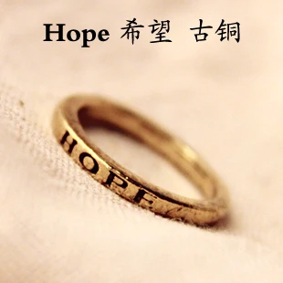 1 шт. новинка модное винтажное кольцо с буквенным принтом для влюбленных пар Anillos