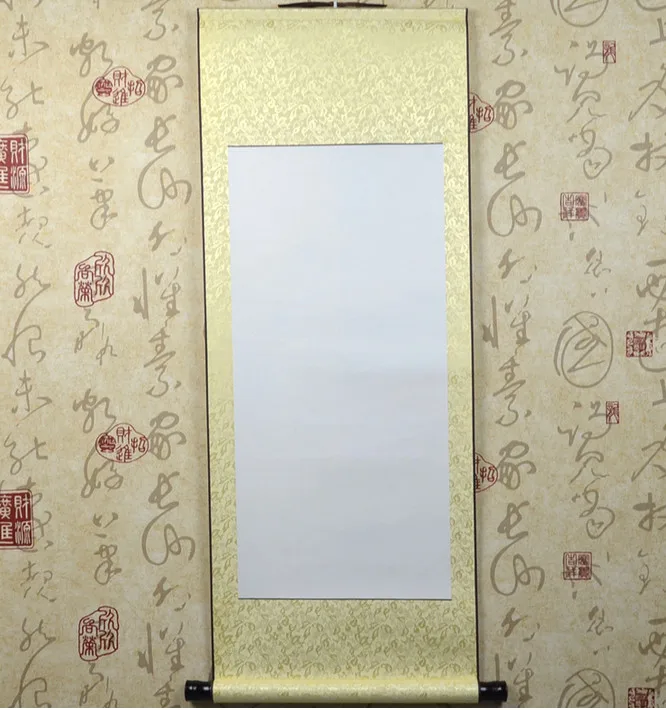 Бумага для китайской живописи каллиграфия в рамке прокрутка четыре фута полная