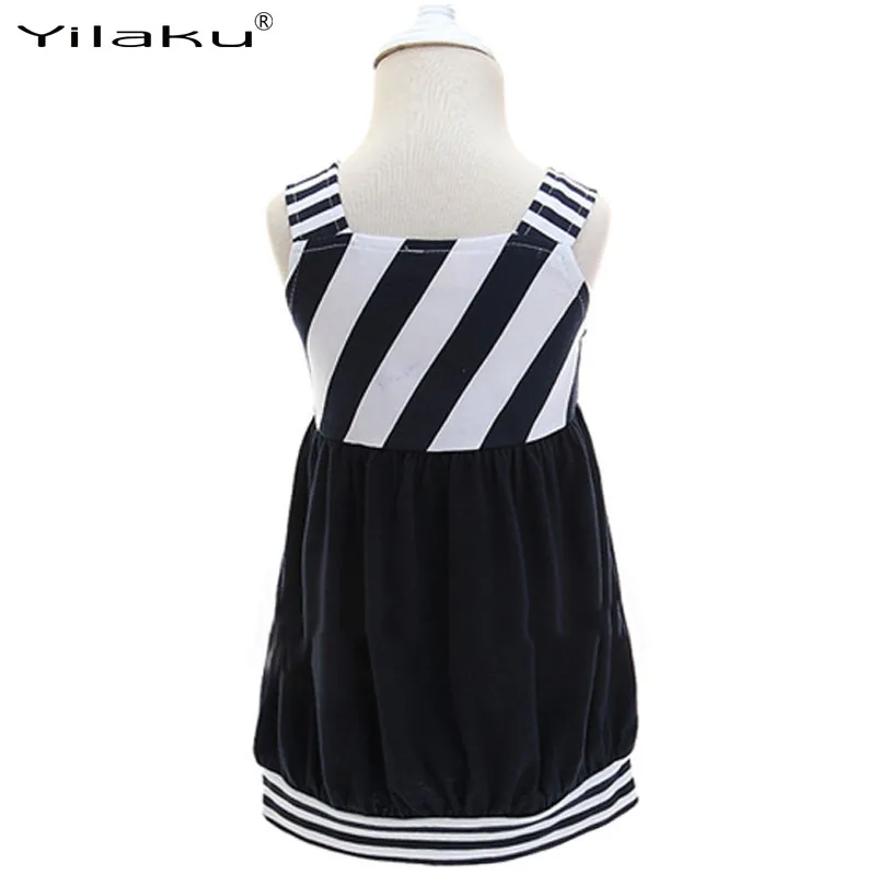 Yilaku/платье для девочек летнее платье без рукавов детское платье-комбинация в