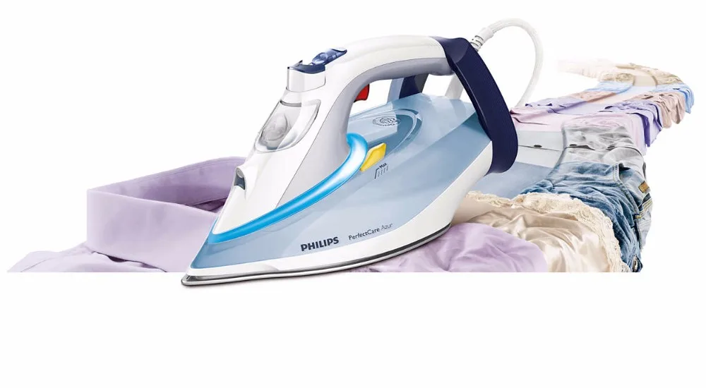 Philips PerfectCare Azur Steam iron with OptimalTemp technology and SteamGlide Plus soleplate 45g/min GC4910/10 | Бытовая техника