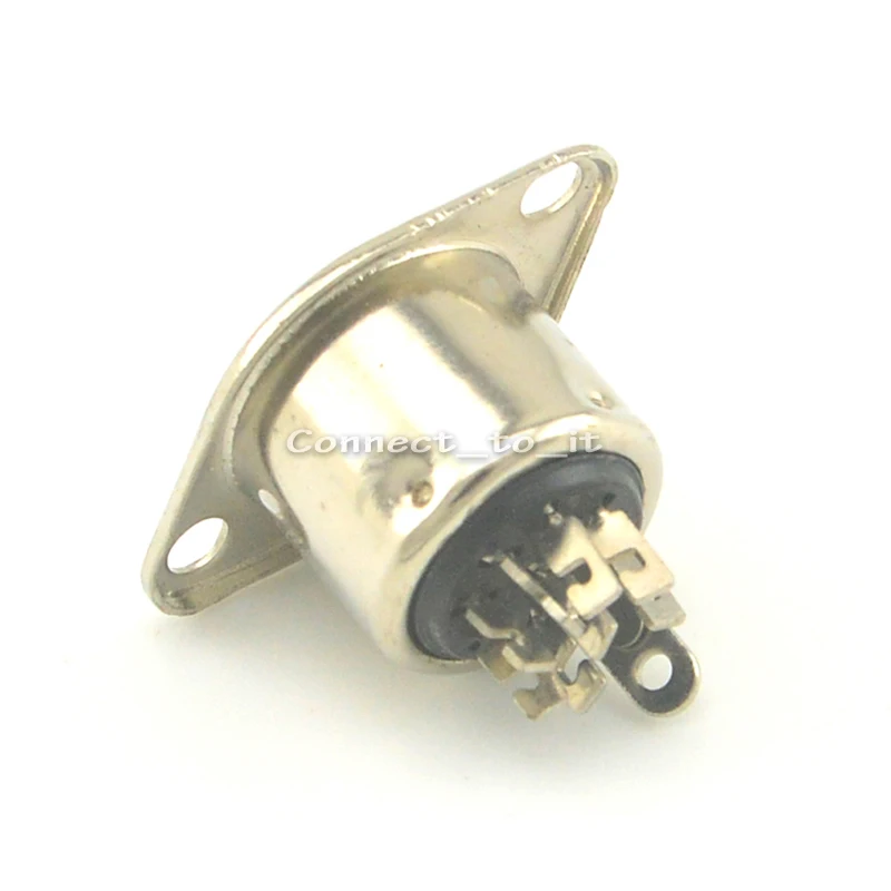 8 контактный разъем DIN для гнездового разъема 2 отверстия монтажный адаптер