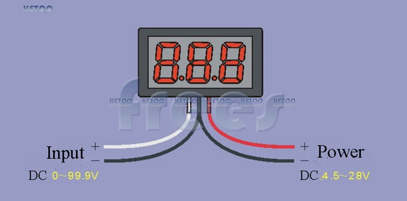 DC 0-100V 10A 50A 100A DC Амперметр Вольтметр цифровой светодиодный красный синий дисплей Автомобильный усилитель Вольт Метр