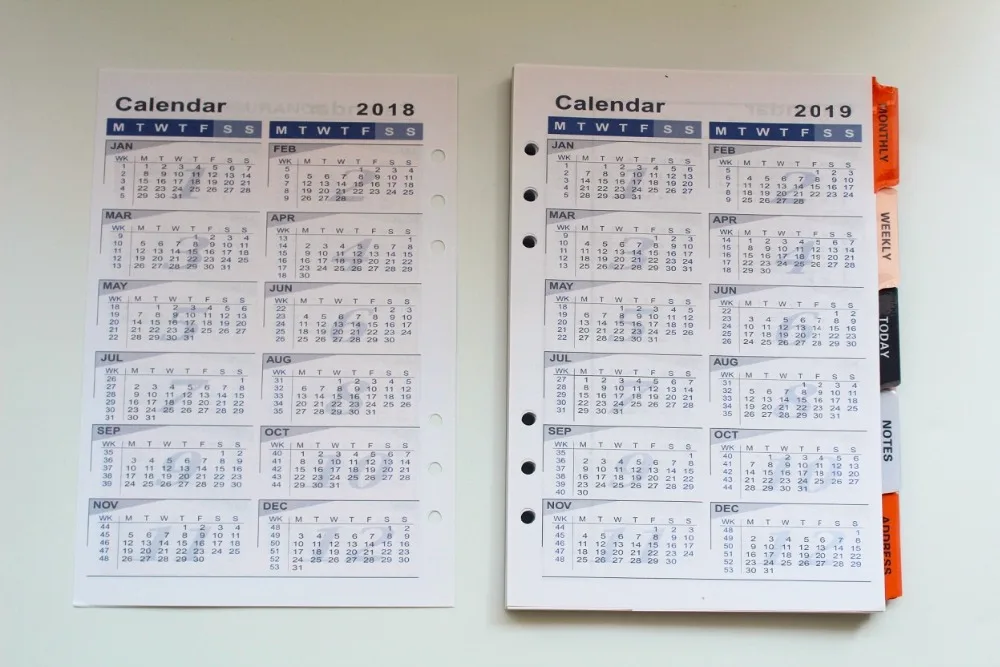 Профессиональная бумага для планировщика деловая А5 А6 А7 спиральная ежедневника