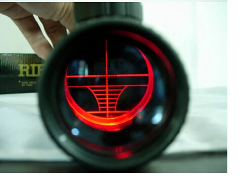 Хит! 3-9x56E красный с подсветкой Rangerfinder инфракрасный охотничий прицел Airosft
