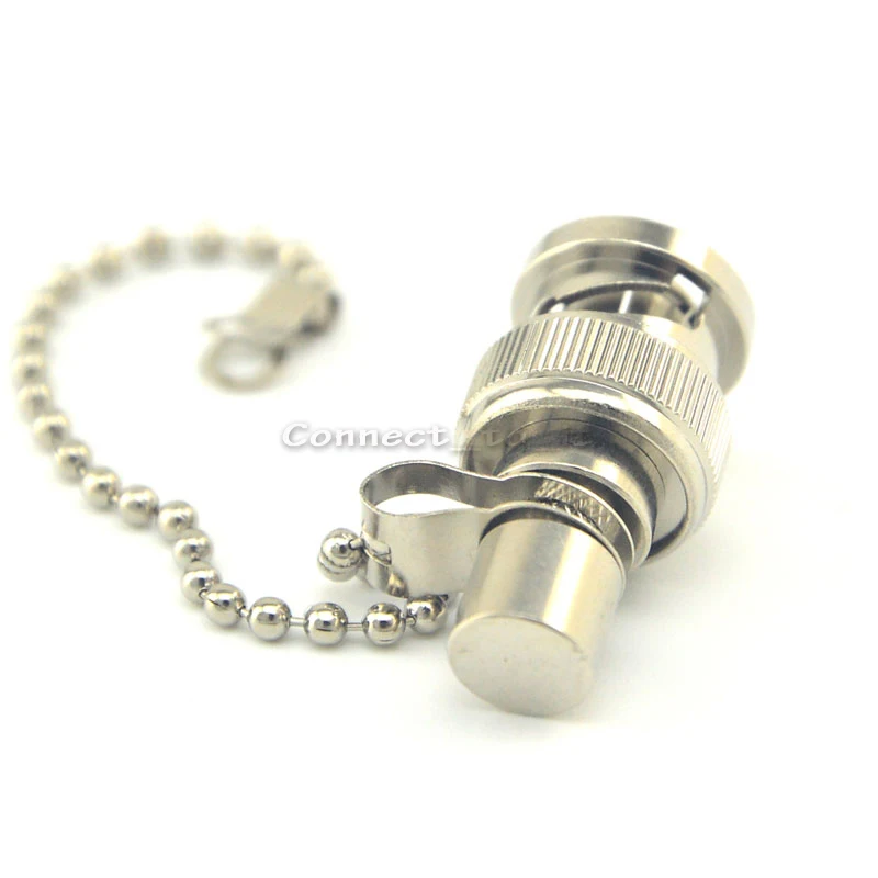 1 шт. никелированный радиочастотный коаксиальный разъем BNC Штекерный 50 Ом с