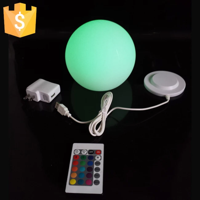 Skybesstech 12 см D15cm D20cm D25cm D30cm D35cm светодиодный Ночной светильник с шаровым шаром 16 цветов с дистанционным управлением 1 шт