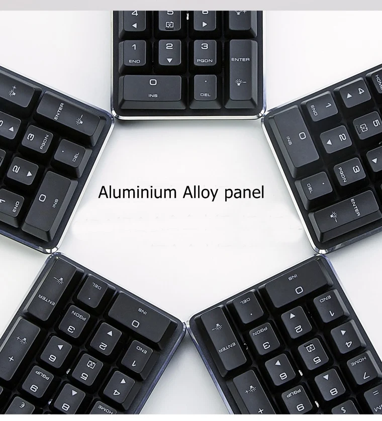 Magicforce смарт-21-ключ USB Проводная клавиатура с подсветкой механический Цифровой настольный Тетрадь клавиатура GATERON/вишня Механическая ось PBT
