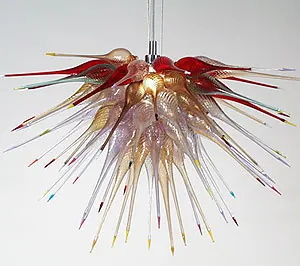 

Modern Luxury Chandeliers LED Bulbs Hand Blown Murano Glass Ceiling Lamp for Villa 110/120/220/240V