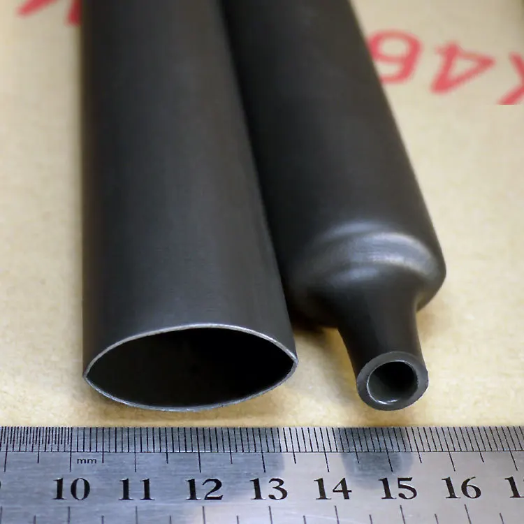 

24mm Adhesive Lined 4:1 Heat Shrink Tubing Waterproof Insulation Sleeving Black 1.2M