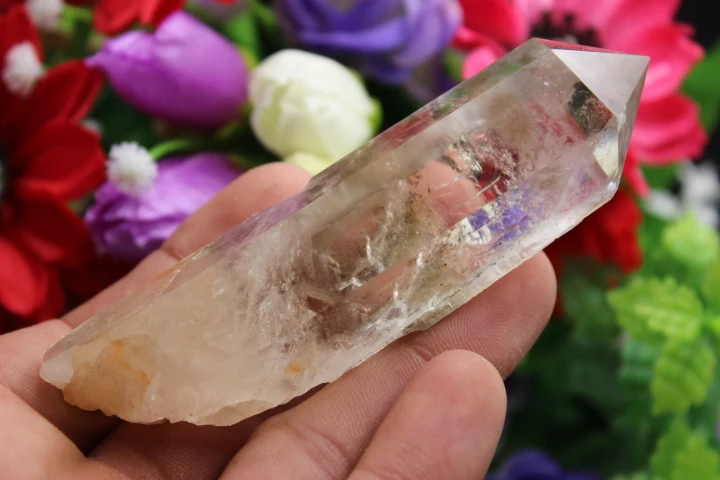 Натуральный кварцевый кристалл белый фотоэлемент для лечения | Дом и сад