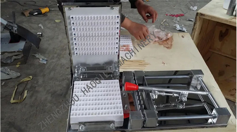 Ручная машина для шпажки мяса кебаба по лучшей цене от производителя|machine