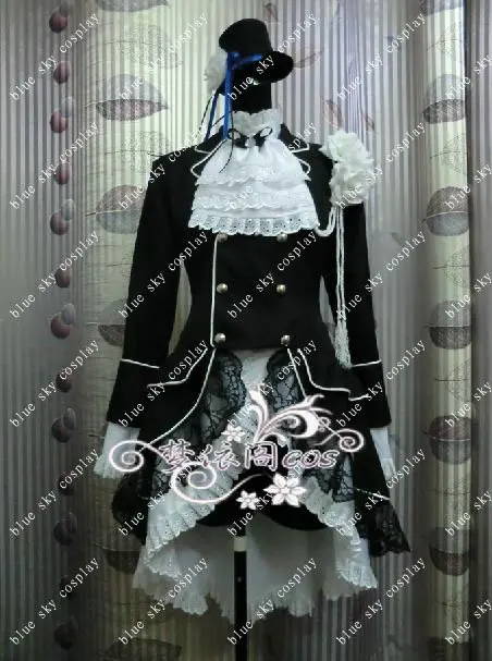 Черный Дворецкий для Ciel Phantomhive Косплей Костюм на заказ любой размер