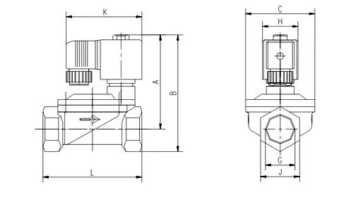 1/" электромагнитный клапан высокого давления высокая температура 5404-04 PTFE DC12V, D24V, AC110V или AC220V