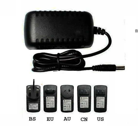 AC 100-240V к DC 12V 2A адаптер питания зарядное устройство для Светодиодный светильник с полосками EU US EU AU UK Plug