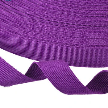 purple 2 см шириной 10,94 ярдов(10 м)/лот чистый цвет утолщение PP лямки для сумки багажа сумки, плетеный ремень, рюкзак ремень - Цвет: purple